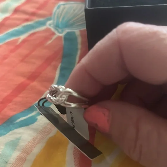 Judith Ripka sterling aura braided ring brand new - Picture 4 of 7